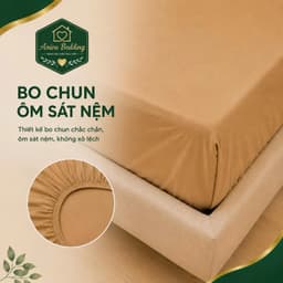 Ga Thun Lẻ Hàn Quốc Aniva Bedding Cao Cấp – Ga Bọc Nệm Bo Chun Ôm Sát Nệm Mềm Mịn Thoáng Mát Đủ Size 2