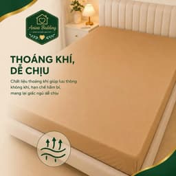Ga Thun Lẻ Hàn Quốc Aniva Bedding Cao Cấp – Ga Bọc Nệm Bo Chun Ôm Sát Nệm Mềm Mịn Thoáng Mát Đủ Size 4
