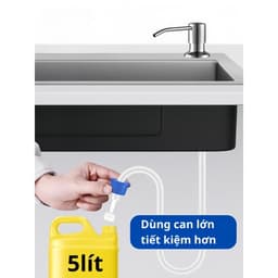 Vòi Bơm Nước Rửa Chén Gắn Bồn Rửa – Bộ Đầu Vòi Hút Nước Rửa Bát Lắp Âm Bồn Inox ABS Tiện Lợi 9