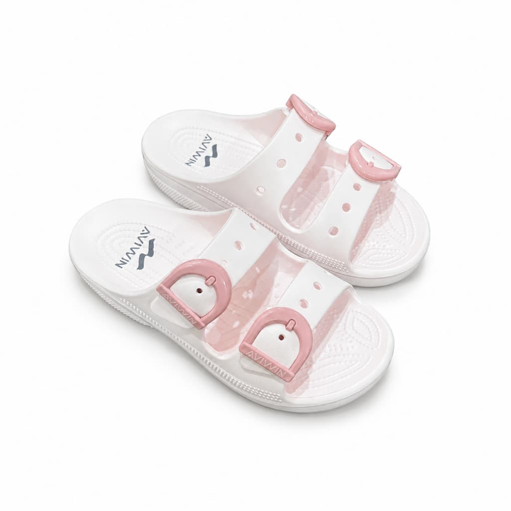 [DS03][TẶNG CHARM] Dép xăng đan nữ 2 quai Aviwin DS03 khoá mới thời trang hiện đại
