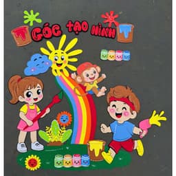 Tranh góc steam, trang trí góc mầm non cho bé 5
