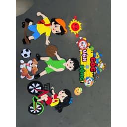 Tranh góc steam, trang trí góc mầm non cho bé 6