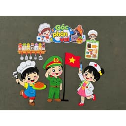 Tranh góc steam, trang trí góc mầm non cho bé 7