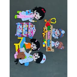 Tranh góc steam, trang trí góc mầm non cho bé 8