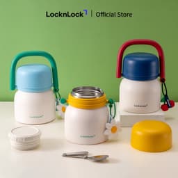 Bình giữ nhiệt đựng thức ăn LocknLock LHC8068 700ml Inox 304 có kèm muỗng, Hàng Chính Hãng - JoyMall 2