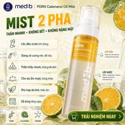 Xịt Dưỡng Ẩm 2 Pha MED:B PDRN Calamansi Oil Mist Hàn Quốc 120ml Dưỡng Ẩm Làm Da Căng Bóng Tự Nhiên 9