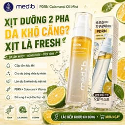 Xịt Dưỡng Ẩm 2 Pha MED:B PDRN Calamansi Oil Mist Hàn Quốc 120ml Dưỡng Ẩm Làm Da Căng Bóng Tự Nhiên 8