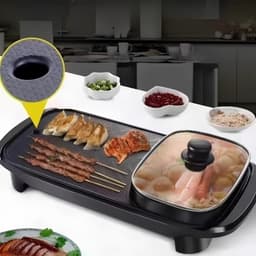 Bếp Nướng Điện Không Khói EG100EH Công Suất Lớn 1600W, Bếp Nướng Điện Chống Dính Cao Cấp Size Lớn Cho Gia Đình 3