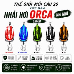 🐸 NHÁI HƠI ORCA NHÍ NHỐI 35MM – NHỎ MÀ CÓ VÕ! 1