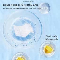 [ Combo 5 Gói ] Khăn Ướt Lau Bếp Đa Năng Tera 50 Tờ / Gói – Khử Mùi, Kháng Khuẩn Hiệu Quả, Hương Chanh Tươi Mát 5