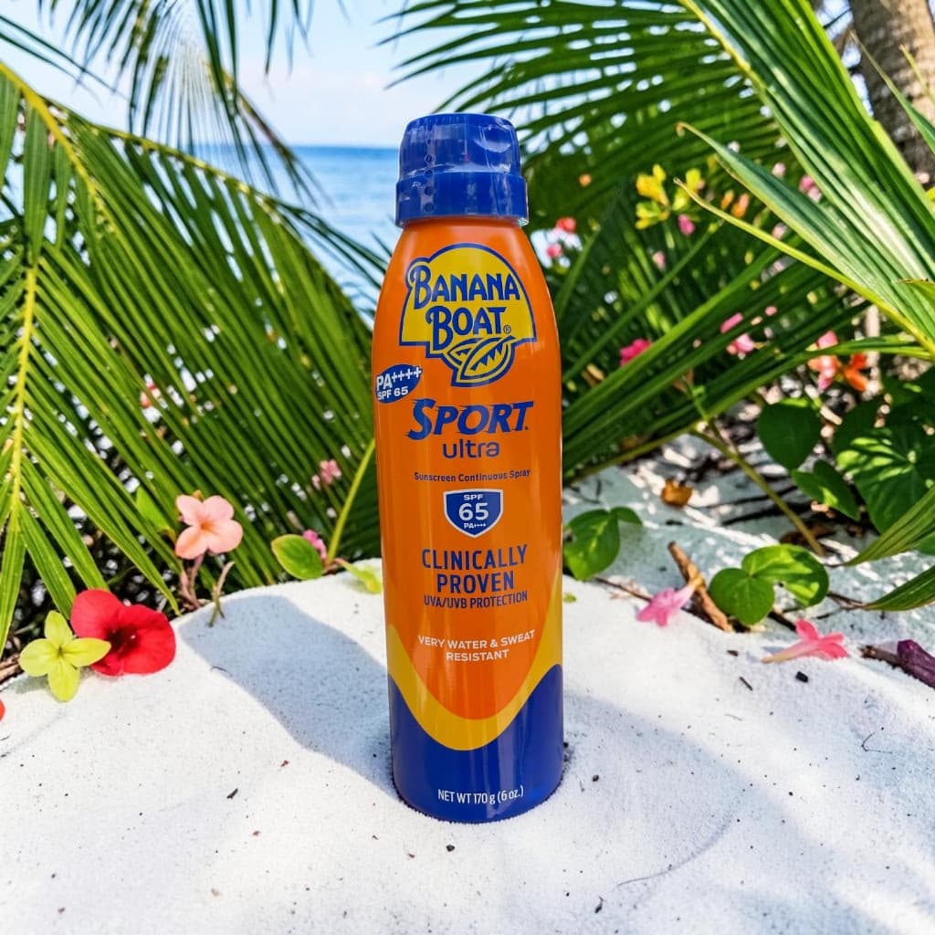 [Hàng Mỹ-Chính hãng] Chai xịt chống nắng BANANA BOAT SPORT SPF 65 (Mẫu Mới 2026) - Chai lớn 170g