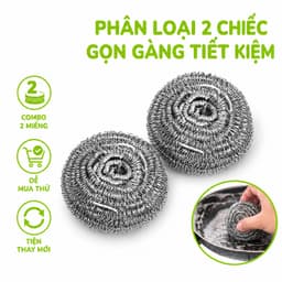 Miếng Thép Cọ Xoong Nồi Tẩy Trắng Không Gỉ GD189 - Bùi Nhùi Thép Cọ Xoong Chảo Hình Con Mèo 8