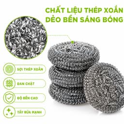 Miếng Thép Cọ Xoong Nồi Tẩy Trắng Không Gỉ GD189 - Bùi Nhùi Thép Cọ Xoong Chảo Hình Con Mèo 7