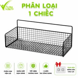 Kệ Đựng Gia Vị Dán Tường Thép Sơn Tĩnh Điện Chống Gỉ GD190 - Kệ Treo Tường Nhà Bếp Thép Cao Cấp 9