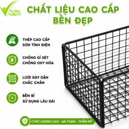 Kệ Đựng Gia Vị Dán Tường Thép Sơn Tĩnh Điện Chống Gỉ GD190 - Kệ Treo Tường Nhà Bếp Thép Cao Cấp 7