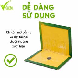 Bẫy Dính Chuột Keo Siêu Dính Cao Cấp Carton Cứng GD214 - Bẫy Keo Dính Chuột Gấp Gọn Không Độc Hại 5