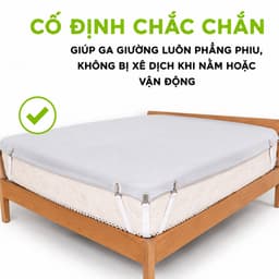 Bộ 4 Kẹp Ga Giường Sofa Chống Xê Dịch GD217 - Kẹp Cố Định Ga Giường 6 Chấu Cao Cấp Bảo Vệ Cho Đệm 3