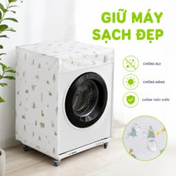 Bạt Phủ Máy Giặt Chống Bụi Bẩn Ngăn Nước Hiệu Quả GD238 - Bạt Trùm Che Máy Giặt Chống Nắng Nóng 5