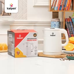 Ấm đun siêu tốc hai lớp Inox 304 KALPEN KK98 800ml hàng chính hãng 4