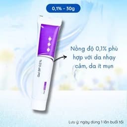 Kem mụn Klena, kem chấm mụn Adapalene 0.1%, 0.3% hỗ trợ giảm mụn ẩn, gom cồi mụn, giảm mụn trứng cá và mờ thâm 5