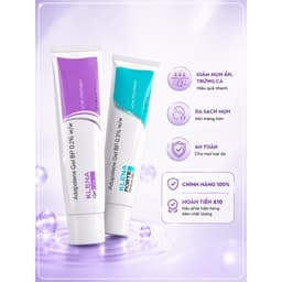 Kem mụn Klena, kem chấm mụn Adapalene 0.1%, 0.3% hỗ trợ giảm mụn ẩn, gom cồi mụn, giảm mụn trứng cá và mờ thâm 8