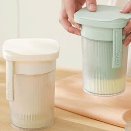 Dụng cụ làm sữa chua hy lạp. Cốc lọc tách nước whey làm sữa chua đặc mịn có nắp đậy - Majehome 6