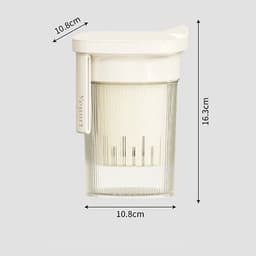 Dụng cụ làm sữa chua hy lạp. Cốc lọc tách nước whey làm sữa chua đặc mịn có nắp đậy - Majehome 5