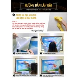 Tranh Dán Tường 3D Giả Cửa Sổ Phố Hoa Châu Âu và Cầu Đá Thiên Nhiên, Kích Thước 60x90cm 9