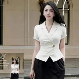vest nữ-thời trang công sở-thanh lịch, hiện đại,tạo cảm giác trẻ trung a-12 1