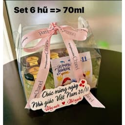 [COMBO 10] HỘP MICA ĐỰNG HŨ YẾN CHƯNG 8