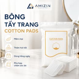Bông tẩy trang 222 miếng Lameila BTT222 1