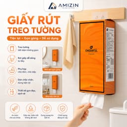 4472 Giấy rút treo tường 1280 tờ Cheeful tiện lợi, nội địa trung cao cấp 4 lớp 1