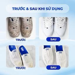 ( Combo 3 Tặng 1) Chai Xịt Bọt Vệ Sinh Giày 300ml – Làm Sạch Giày Sneaker, Khử Mùi Nhanh, Tiện Lợi Không Dùng Nước 3