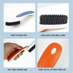 [Combo 5] Bàn Chải Chà Giày Tiện Lợi – Lông Mềm PP, Đánh Bay Bụi Bẩn Hiệu Quả 5