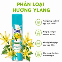 Chai Xịt Phòng Khử Mùi Ami 280ml Lưu Hương Dài Lâu GD349 - Xịt Phòng Thơm Mát Khử Mùi Nhanh Chóng 7