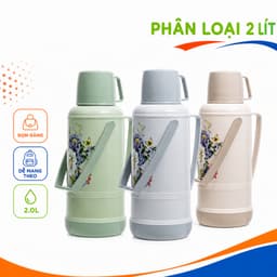 Phích Nước Nhựa Việt Nhật Giữ Lạnh Đến 24 Giờ GD273 - Phích Nước Giữ Nhiệt Việt Nhật Giữ Nhiệt Lâu 8
