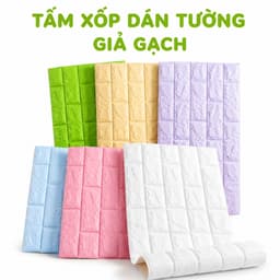 Xốp Dán Tường Giả Gạch 3D Đủ Màu 70cm x 77cm GD291 - Tấm Xốp Dán Tường Chổng Thấm Cách Nhiệt 2