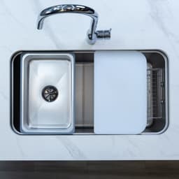 Chậu rửa bát 1 hố Nobinox NOVA  A283D inox 304 | Vân đá siêu chống xước | Kích thước 82*46cm 3