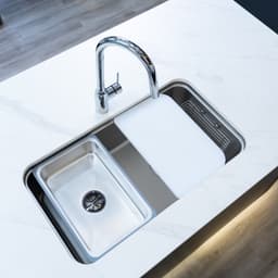 Chậu rửa bát 1 hố Nobinox NOVA  A283D inox 304 | Vân đá siêu chống xước | Kích thước 82*46cm 4