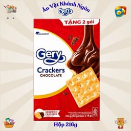 Bánh Quy Phô Mai Gery Cheese Crackers và Bánh Cuộn Gery Crunch Roll Phủ Socola - HÀNG CHÍNH HÃNG 4