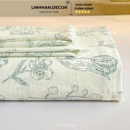 Gối Nằm Cotton Đũi Xơ Đậu Lành Kích Thước 45x65cm - Mềm Mại , Thoáng Mát 3
