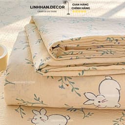 Gối Nằm Cotton Đũi Xơ Đậu Lành Kích Thước 45x65cm - Mềm Mại , Thoáng Mát 6