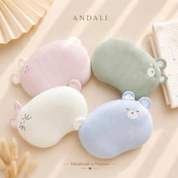 Gối thông hơi Tencel cho bé Anchee, vỏ tháo rời dễ dàng 2