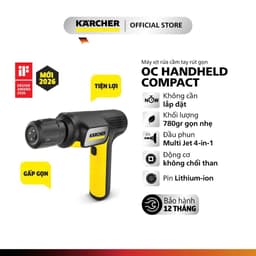 [MỚI 2026] Máy xịt rửa cầm tay gấp gọn Karcher OC Handheld - Động cơ không chổi than - Pin Lithium-ion cao cấp 2
