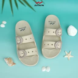 [DS03][TẶNG CHARM] Dép xăng đan nữ 2 quai Aviwin DS03 khoá mới thời trang hiện đại 6