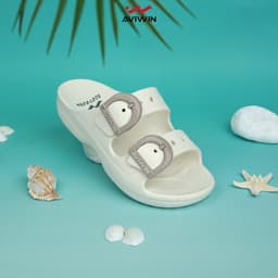 [DS03][TẶNG CHARM] Dép xăng đan nữ 2 quai Aviwin DS03 khoá mới thời trang hiện đại 7