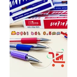 Hộp 12 Bút Gel Nước MINI / K009 / KING /VANSON/CENVAVA Ngòi 0.5mm, Màu Mực Tươi Sáng, Đậm Viết Đẹp (GIAO MẪU NGẪU NHIÊN) 1
