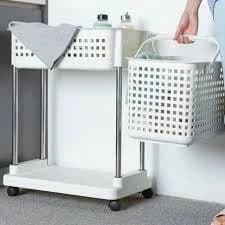 Kệ giặt di động Nachi Inochi – Kệ để đồ giặt, có bánh xe, tiện di chuyển, gọn gàng, bền đẹp 6