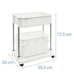 Kệ giặt di động Nachi Inochi – Kệ để đồ giặt, có bánh xe, tiện di chuyển, gọn gàng, bền đẹp 8