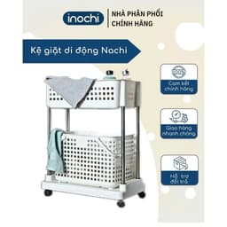 Kệ giặt di động Nachi Inochi – Kệ để đồ giặt, có bánh xe, tiện di chuyển, gọn gàng, bền đẹp 4
